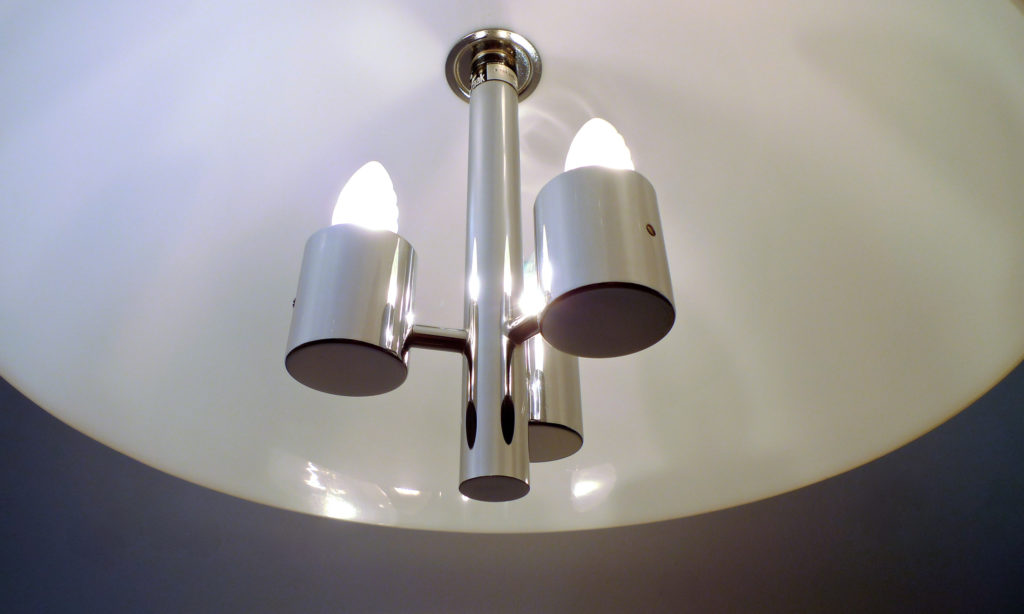 Large Space Age "El Duomo" Ceiling Light by RAAK Amsterdam, 1970s