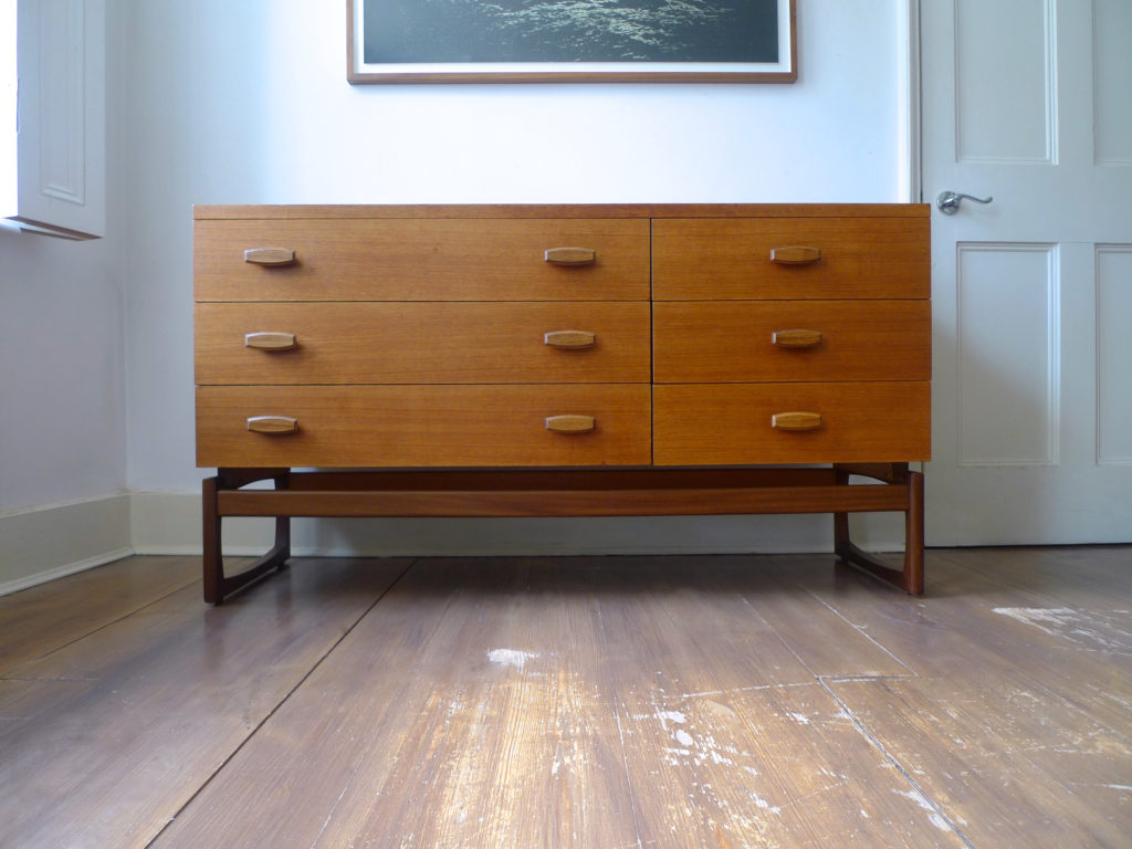 Mid Century G-Plan Quadrille Sideboard Chest of Drawers, c.1965