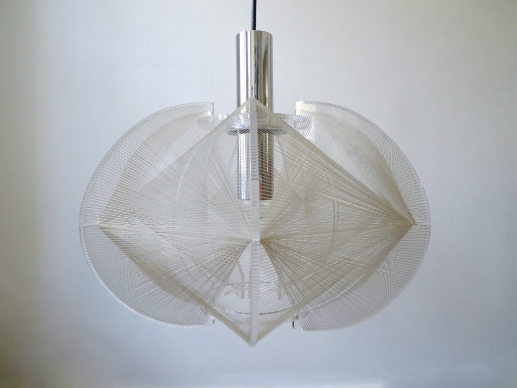 Mid-Century Paul Secon Pendant Ceiling Light by Sompex, c.1960s