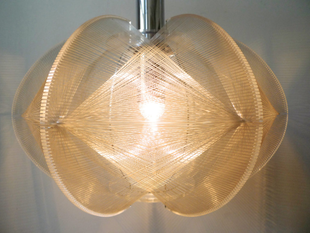 Mid-Century Paul Secon Pendant Ceiling Light by Sompex, c.1960s