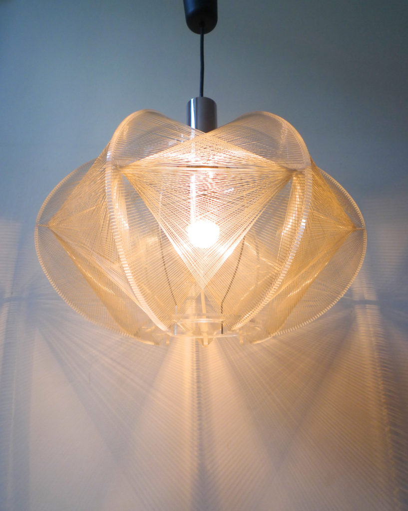 Mid-Century Paul Secon Pendant Ceiling Light by Sompex, c.1960s