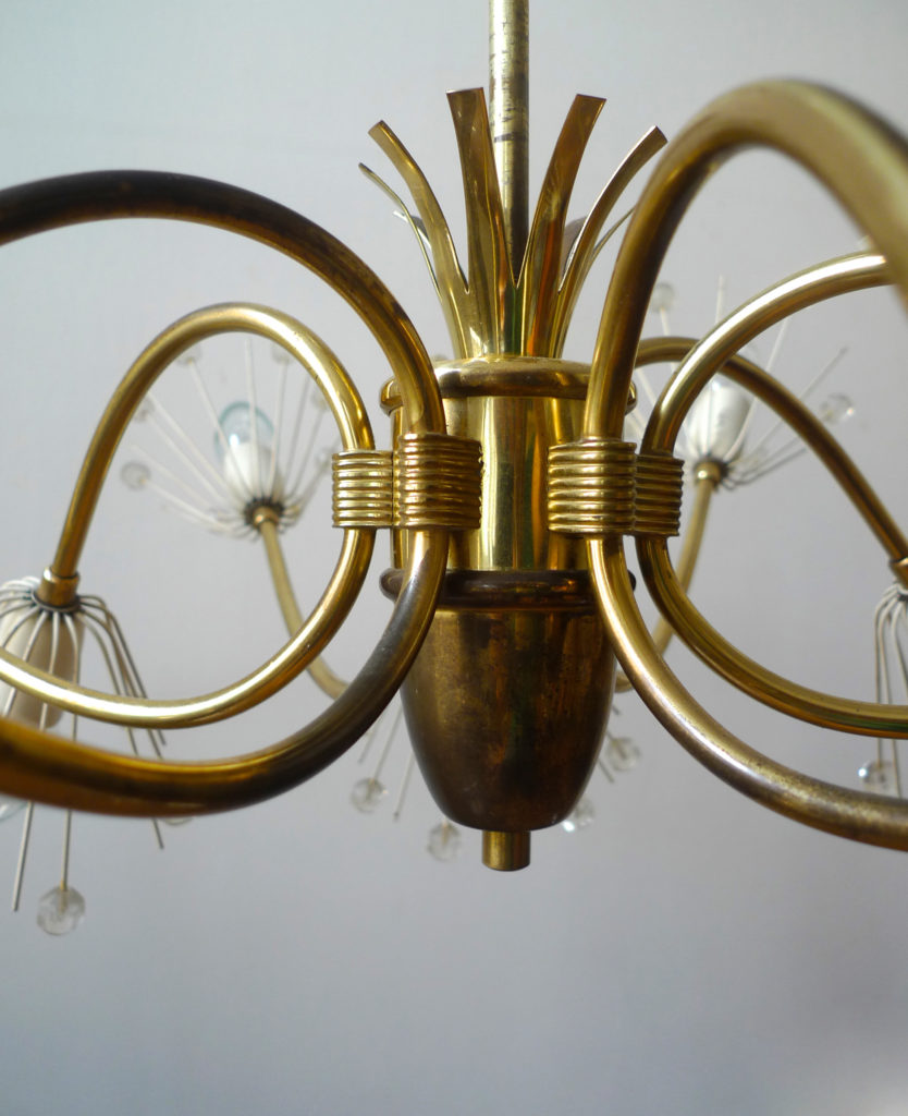 Mid-Century Emil Stejnar "Pusteblume" Chandelier for Rupert Nikoll 1950s