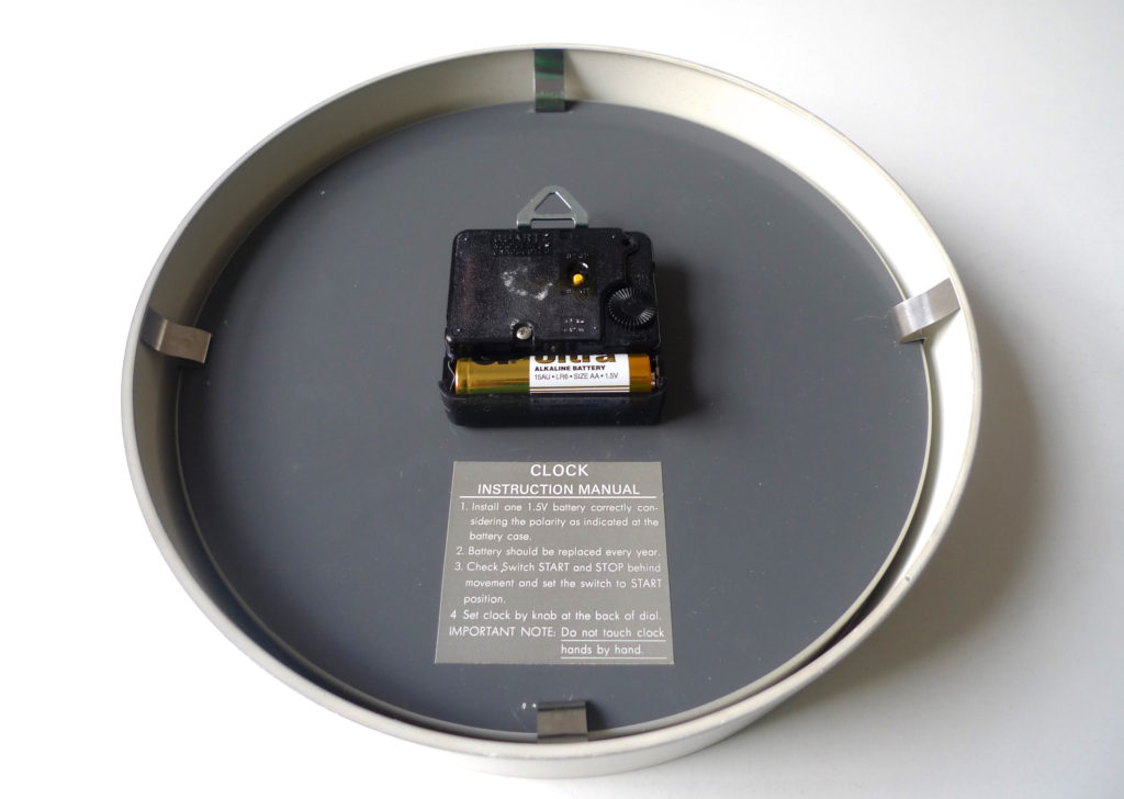 Rare Postmodern Lorenz "Artec" Wall Clock by Nicolai Canetti, 1984