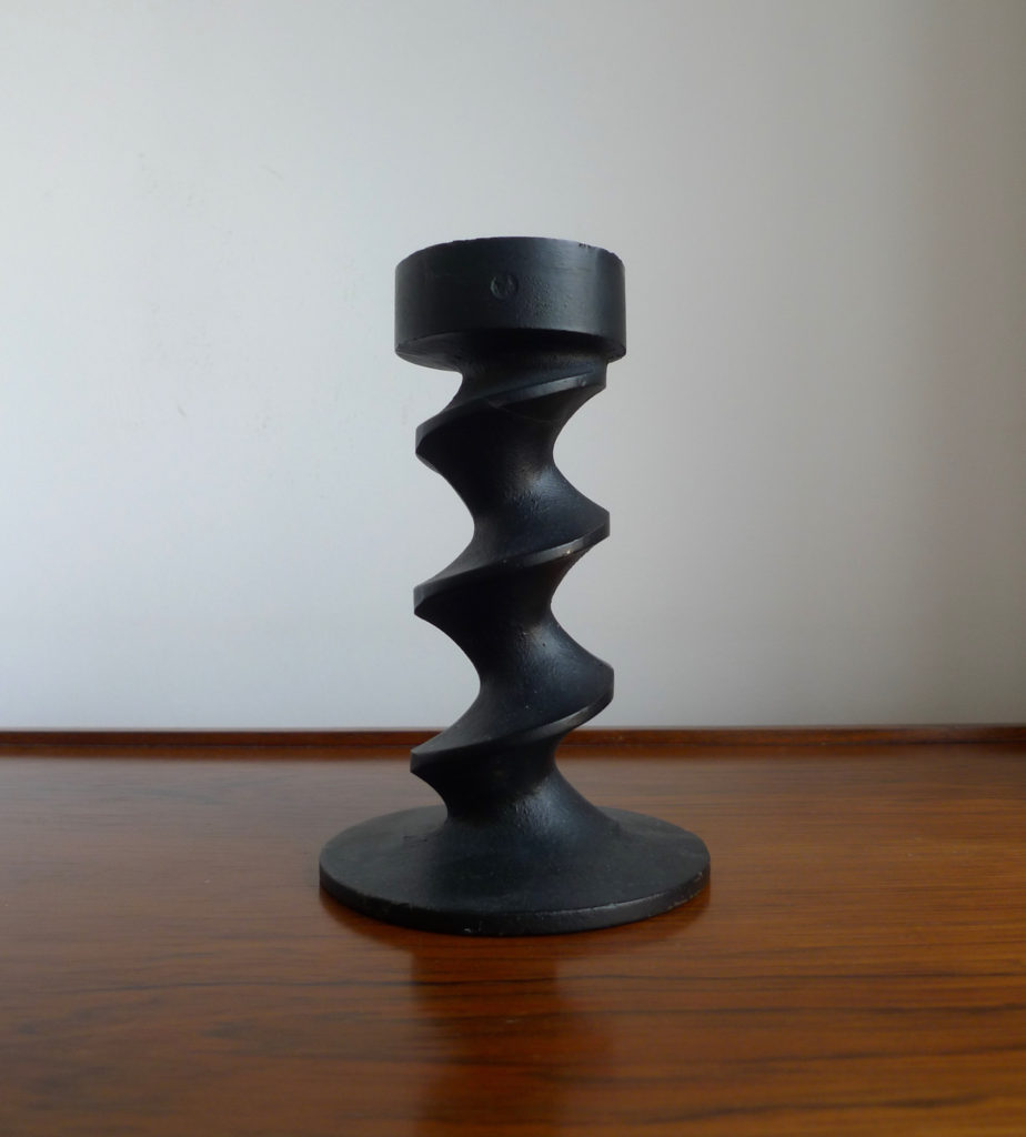 Mid-Century 'Image Three' Michael Harris Designed Cast Iron Candleholder, 1960s
