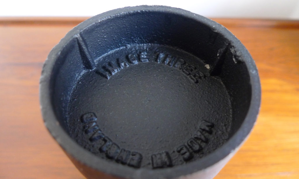 Mid-Century 'Image Three' Michael Harris Designed Cast Iron Candleholder, 1960s