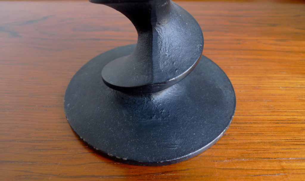Mid-Century 'Image Three' Michael Harris Designed Cast Iron Candleholder, 1960s