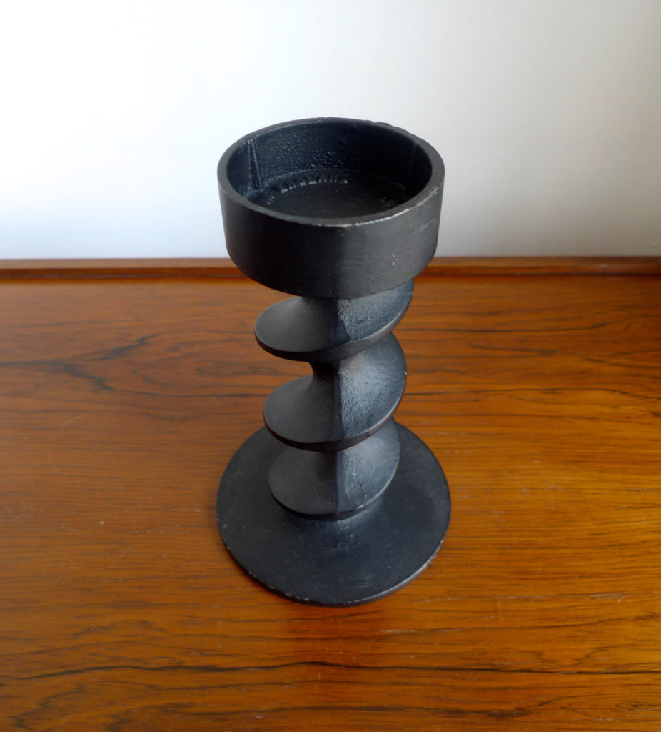 Mid-Century 'Image Three' Michael Harris Designed Cast Iron Candleholder, 1960s