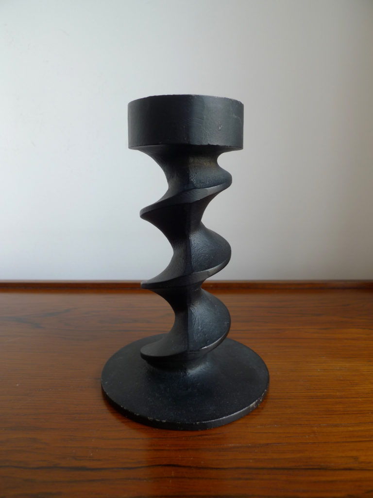 Mid-Century 'Image Three' Michael Harris Designed Cast Iron Candleholder, 1960s