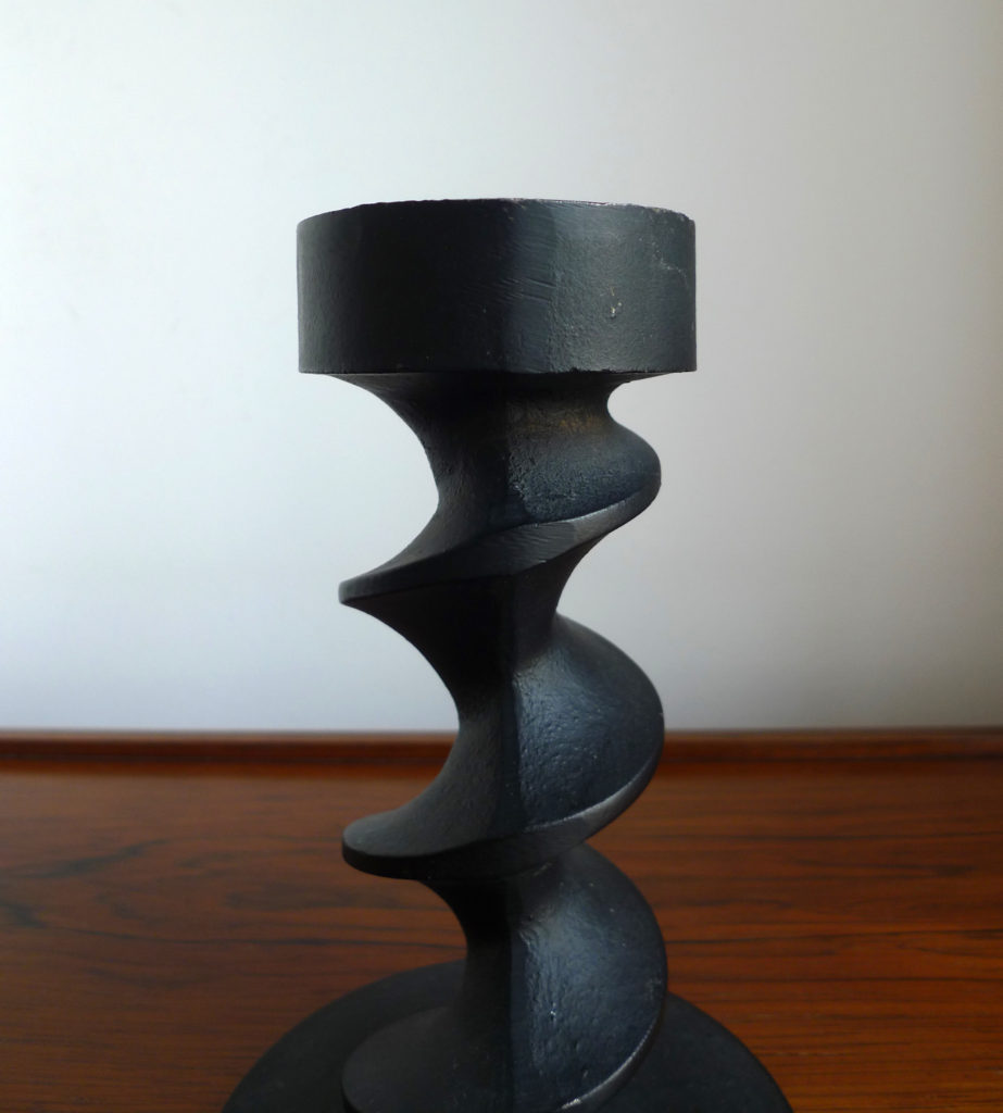 Mid-Century 'Image Three' Michael Harris Designed Cast Iron Candleholder, 1960s