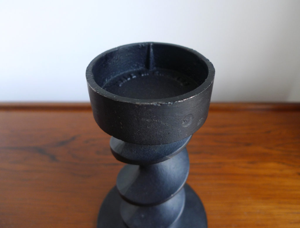Mid-Century 'Image Three' Michael Harris Designed Cast Iron Candleholder, 1960s