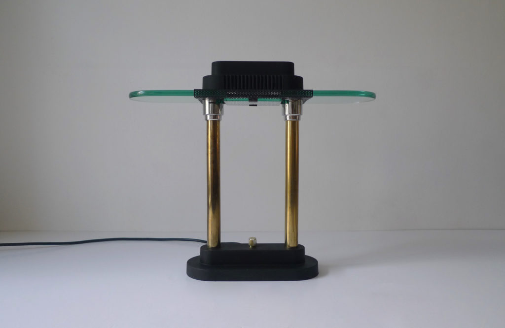 Postmodern Robert Sonneman Table Lamp for George Kovacs, 1980s