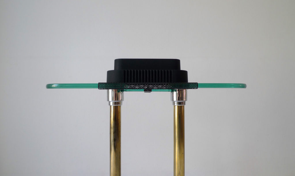 Postmodern Robert Sonneman Table Lamp for George Kovacs, 1980s