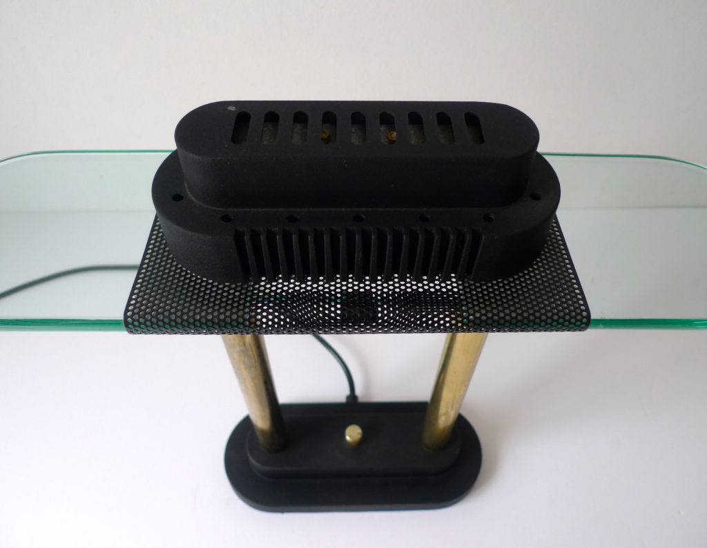 Postmodern Robert Sonneman Table Lamp for George Kovacs, 1980s