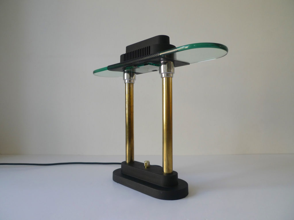 Postmodern Robert Sonneman Table Lamp for George Kovacs, 1980s