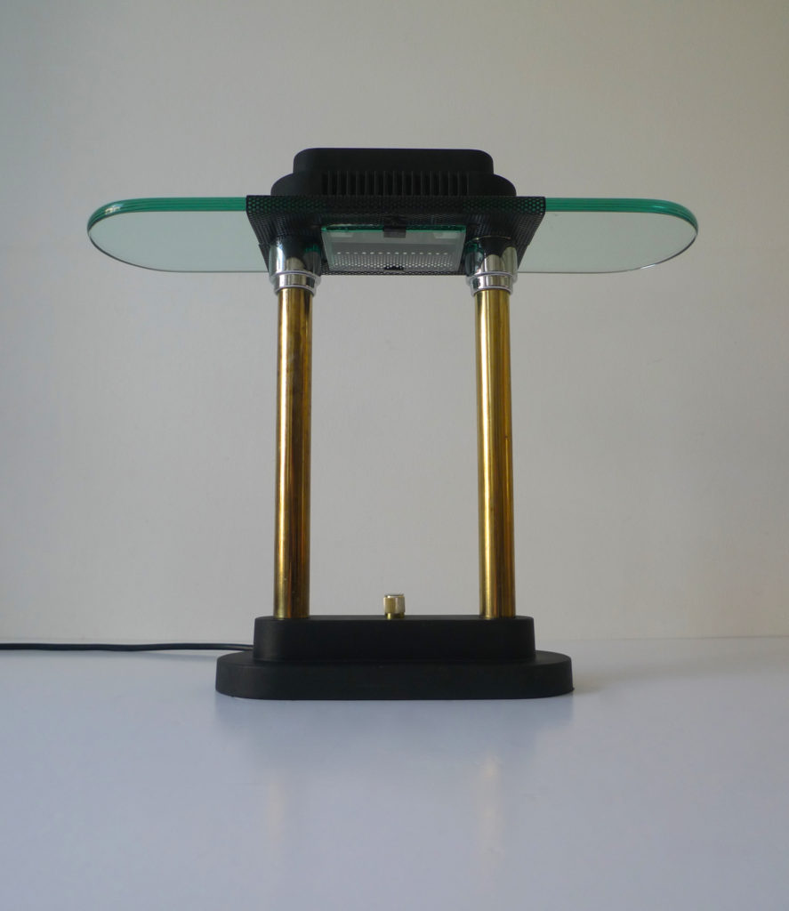 Postmodern Robert Sonneman Table Lamp for George Kovacs, 1980s