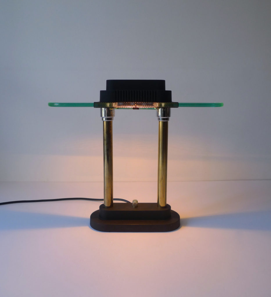 Postmodern Robert Sonneman Table Lamp for George Kovacs, 1980s