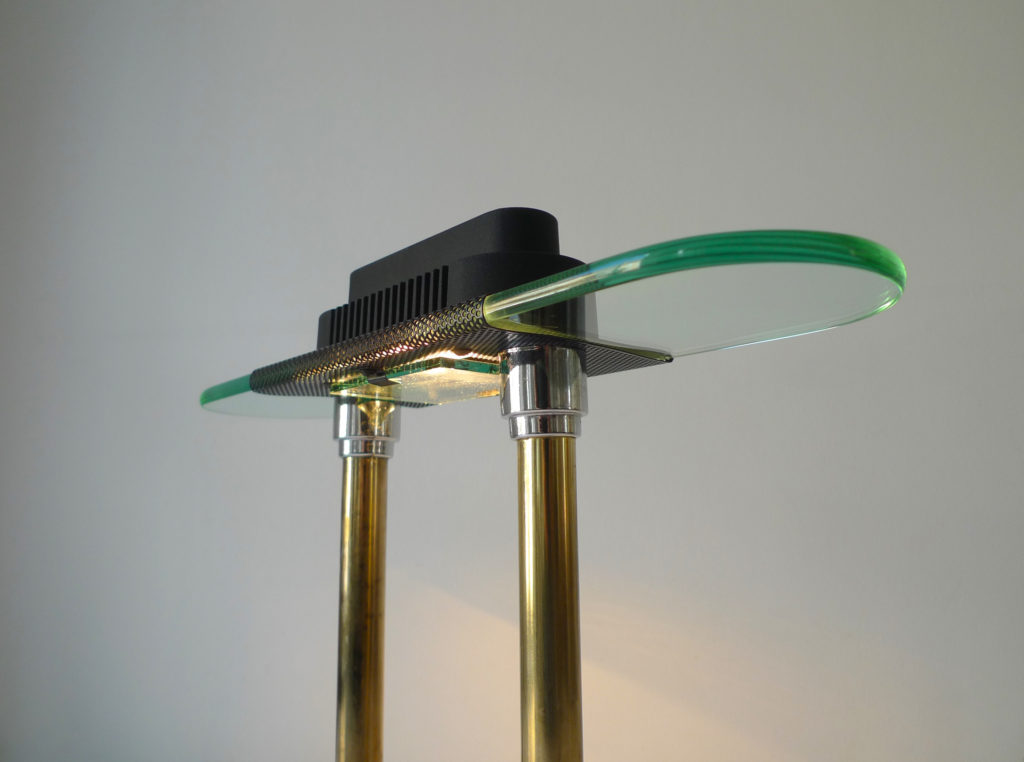 Postmodern Robert Sonneman Table Lamp for George Kovacs, 1980s