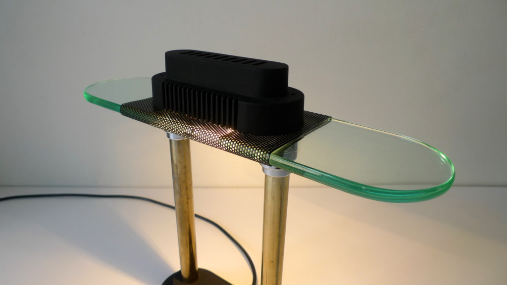Postmodern Robert Sonneman Table Lamp for George Kovacs, 1980s