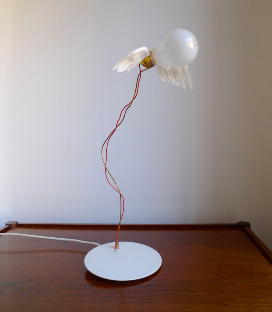 Iconic Ingo Maurer “Lucellino” Table Lamp by Ingo Maurer GmbH (Design M), 1992