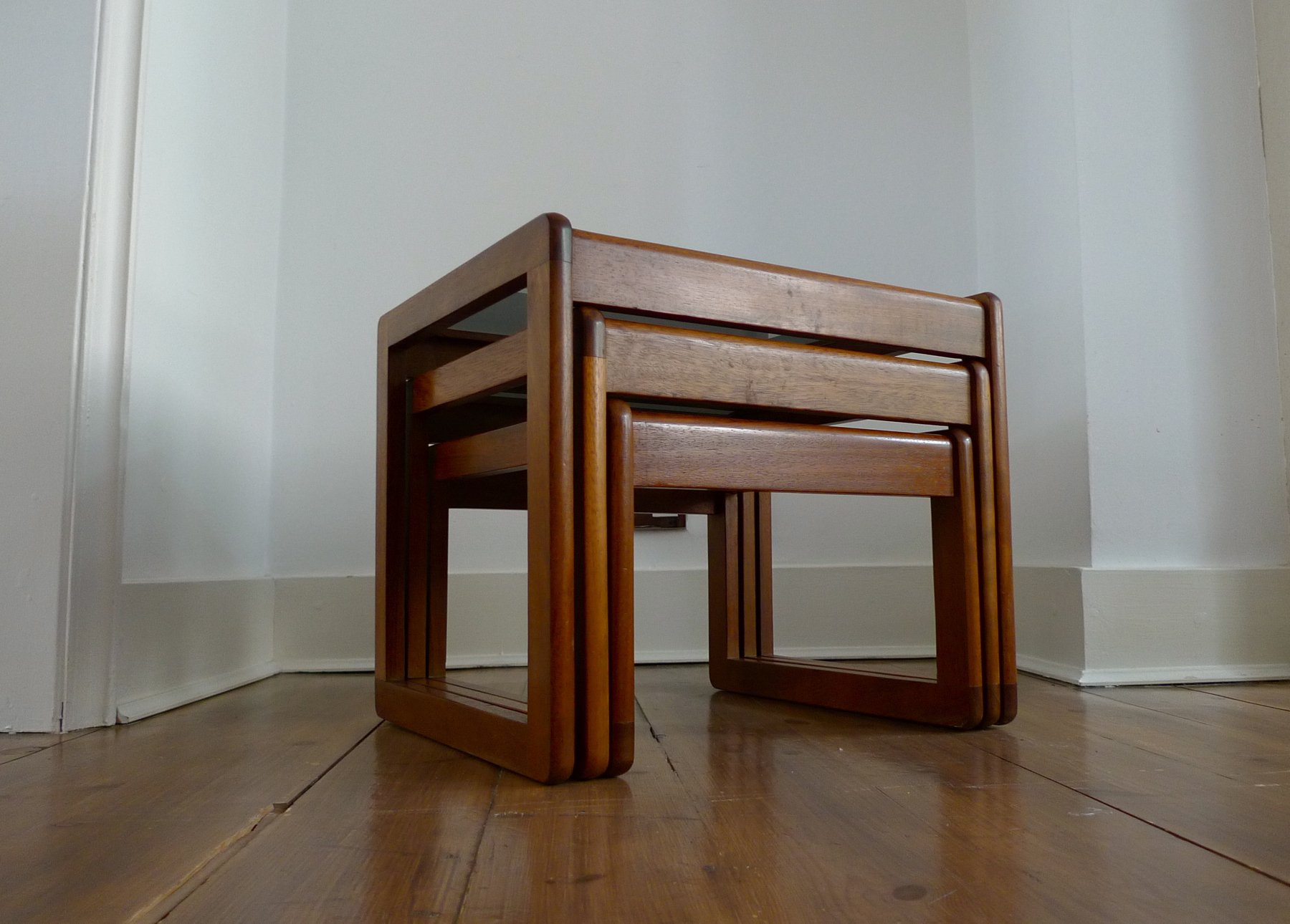 Retrp Vintage 1960's Teak Nested Tables