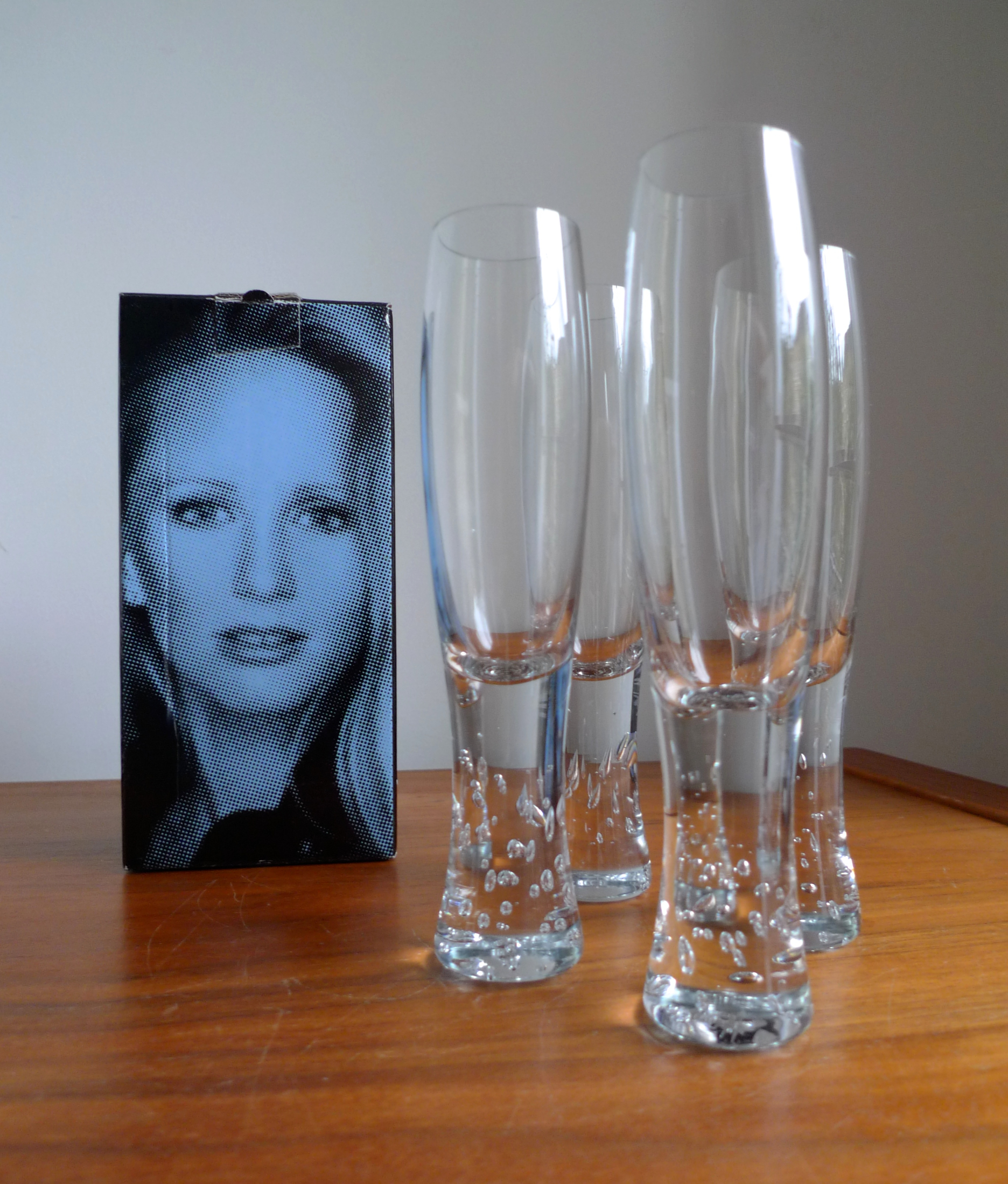 Champagne glasses by Tanya Streeter for Habitat