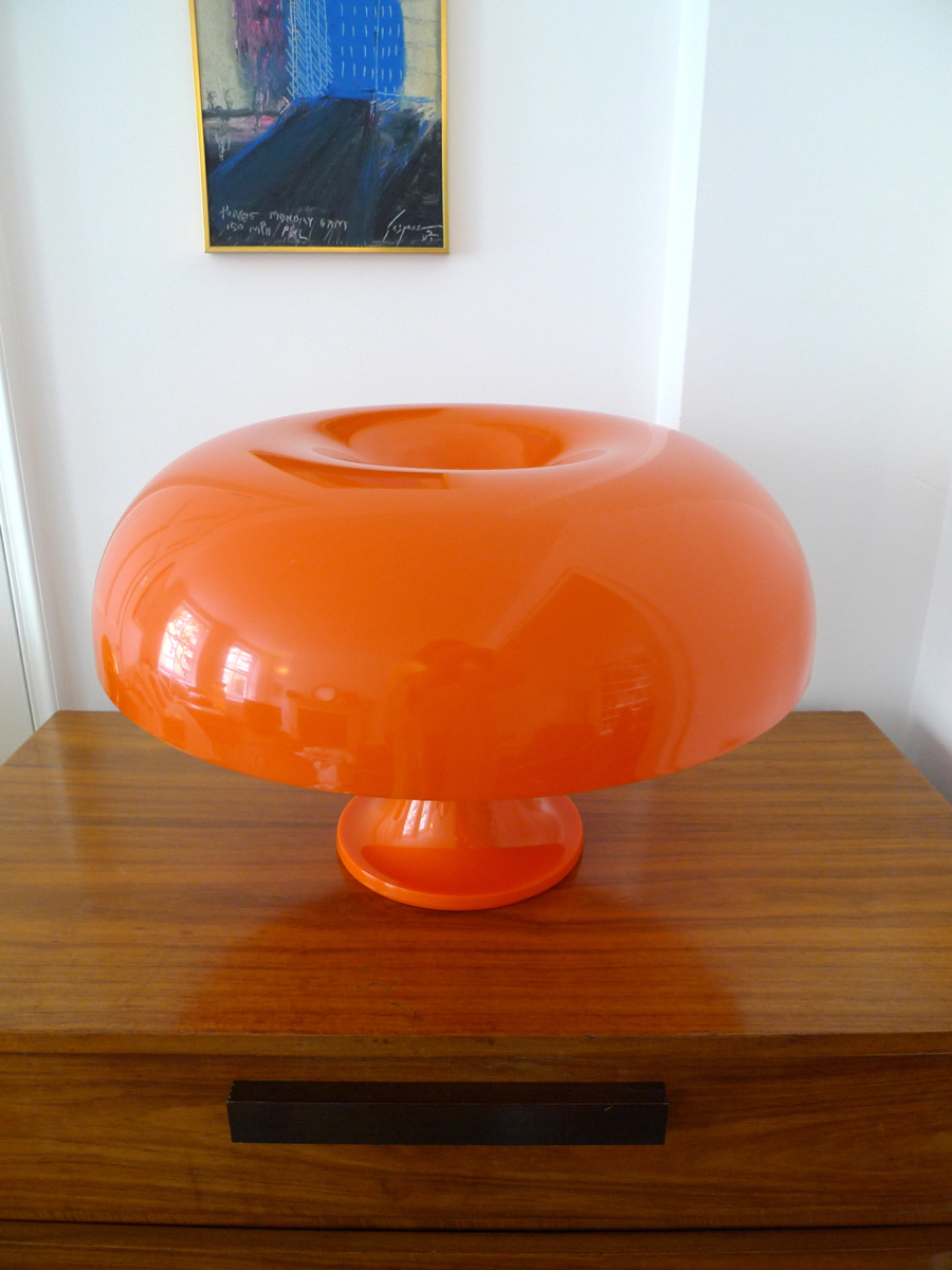 Artemide Nesso Table Lamp in Orange