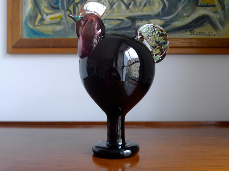 OIVA TOIKKA BIRD ROOSTER, NUUTAJÄRVI IITTALA