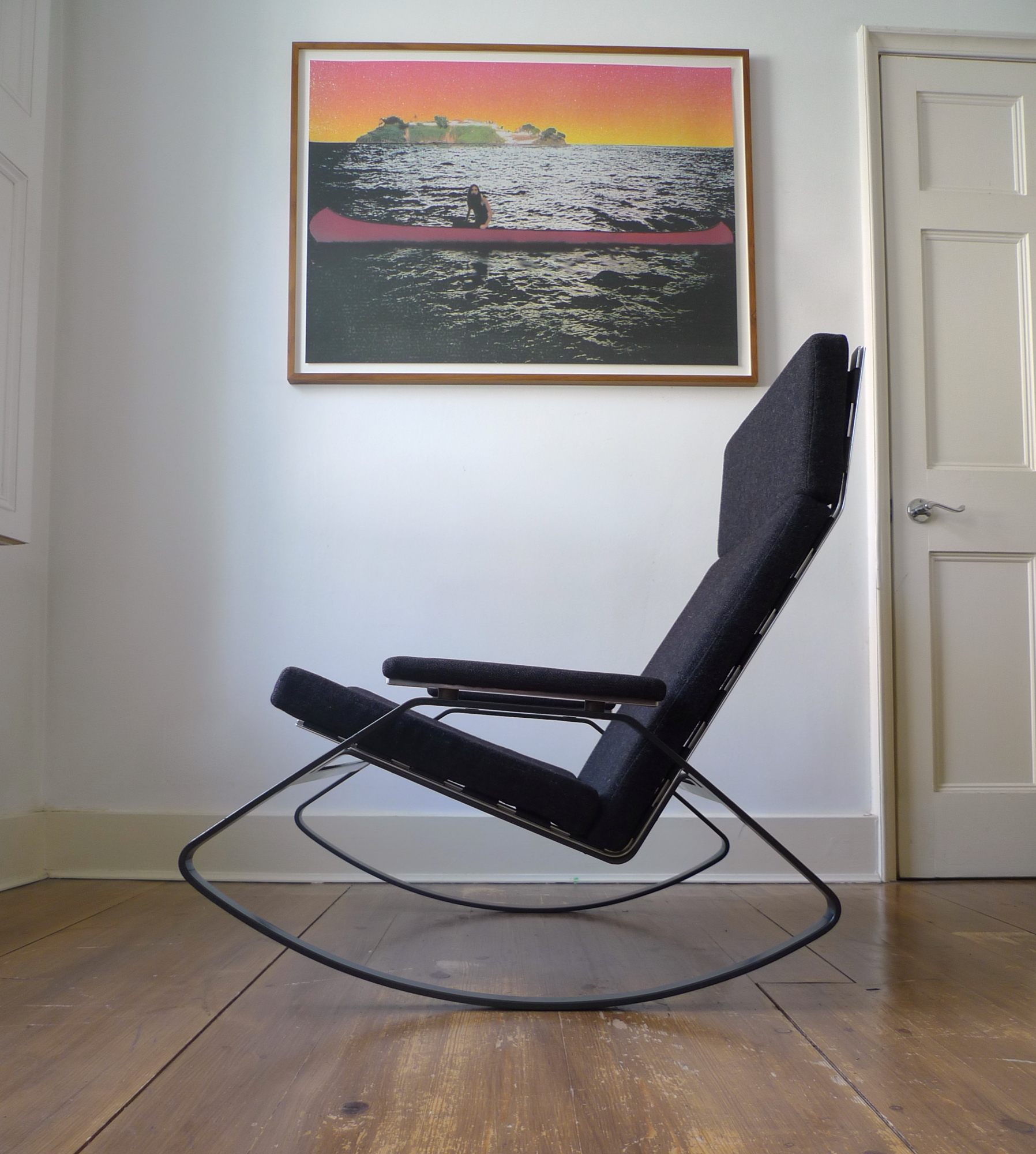 ICONIC ’REIGATE’ ROCKING CHAIR by WILLIAM PLUNKETT 1964