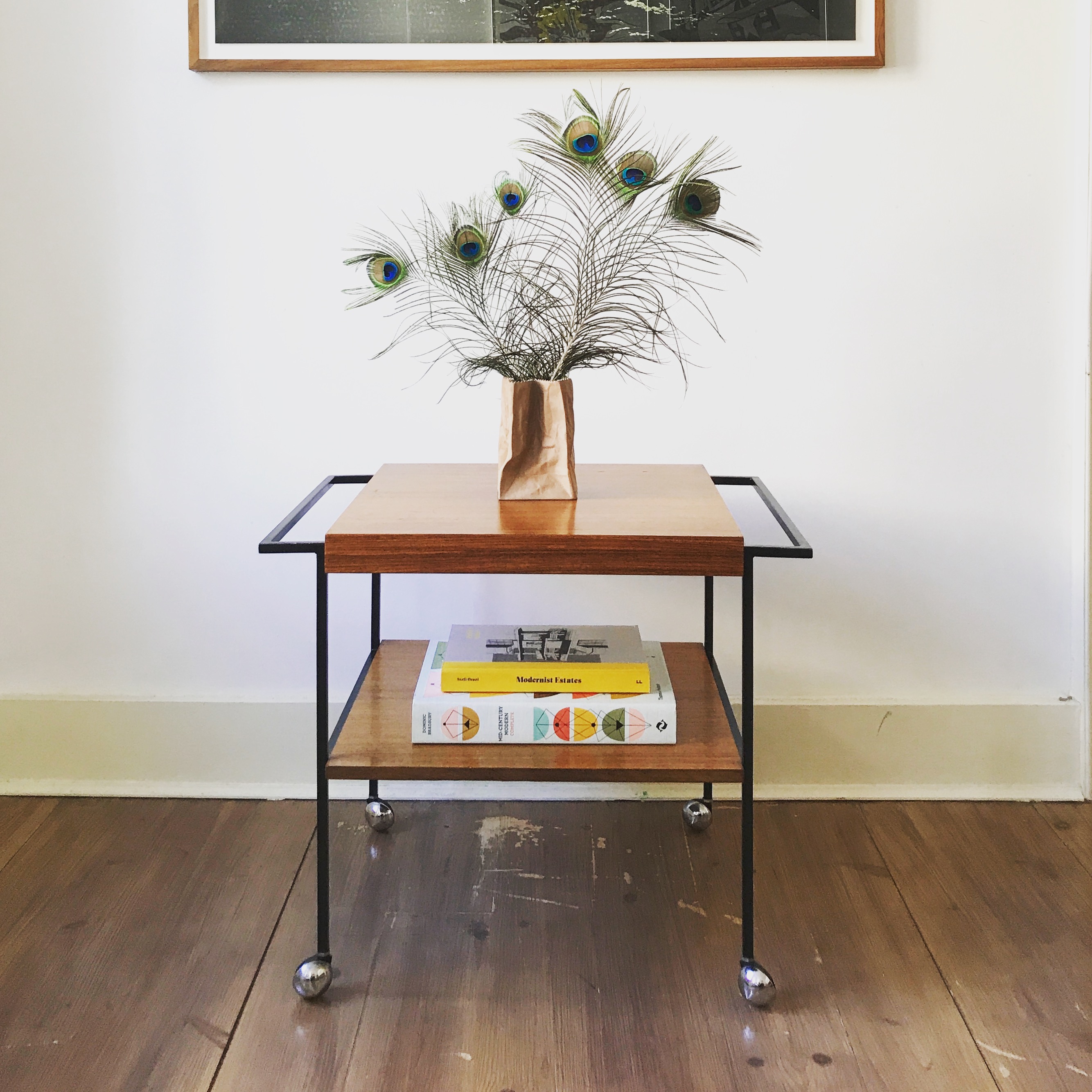 Mid-century Modernist drinks trolley / side table, circa 1960s
