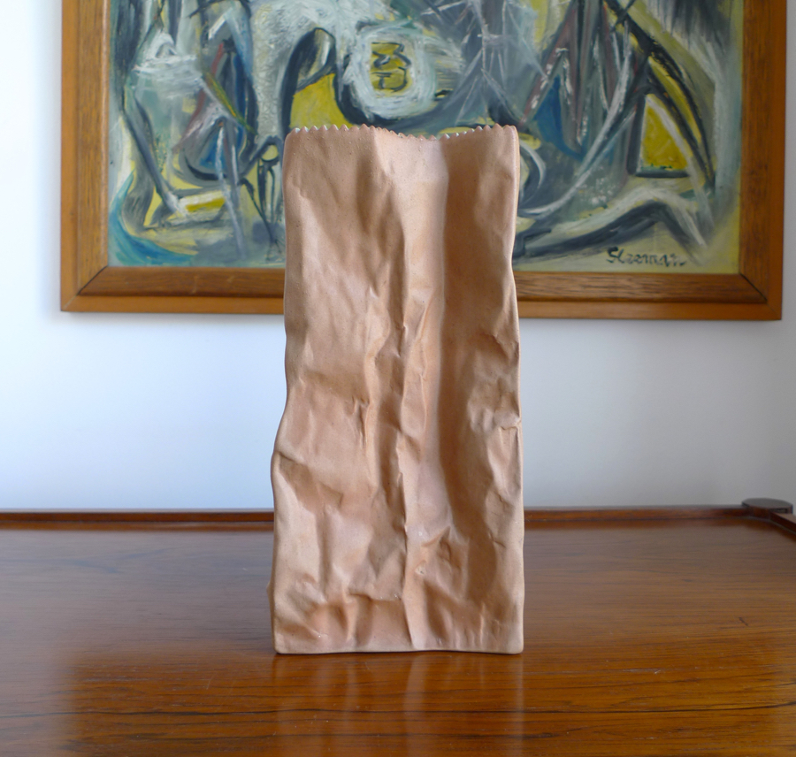 TAPIO WIRKKALA “PAPER BAG VASE” for ROSENTHAL