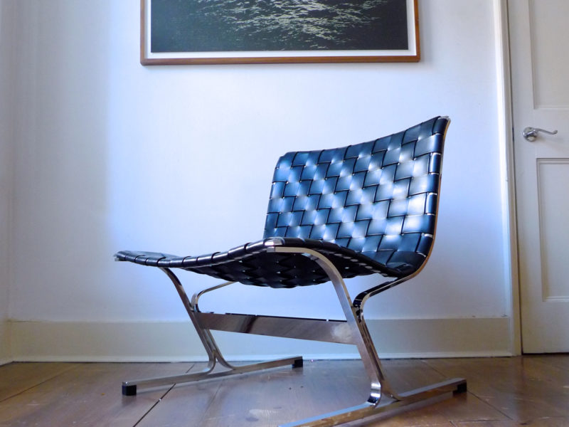 Mid-Century Ross Littell "PLR 1" Lounge Chair for ICF Italy, 1960s